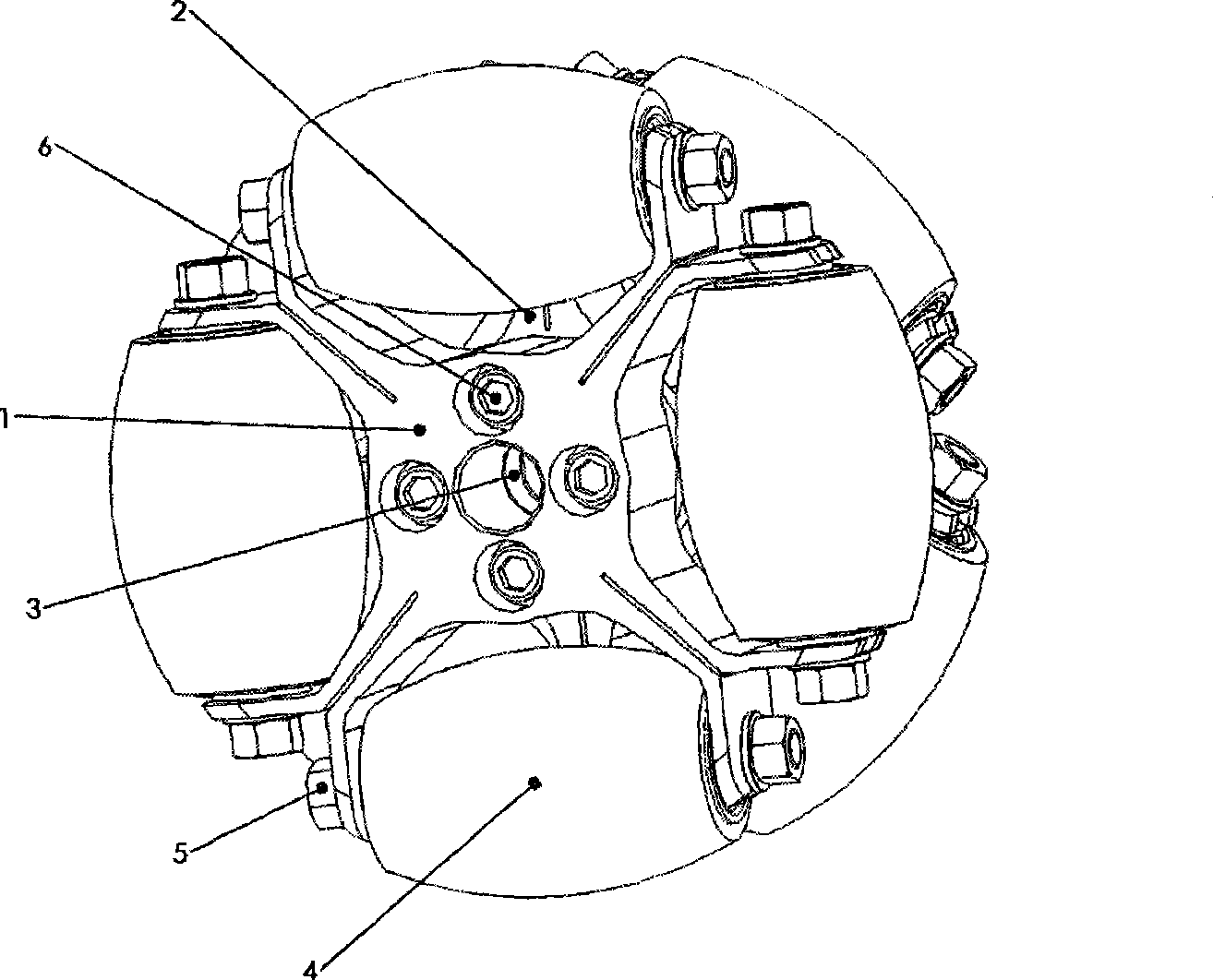 Omnidirectional wheel structure