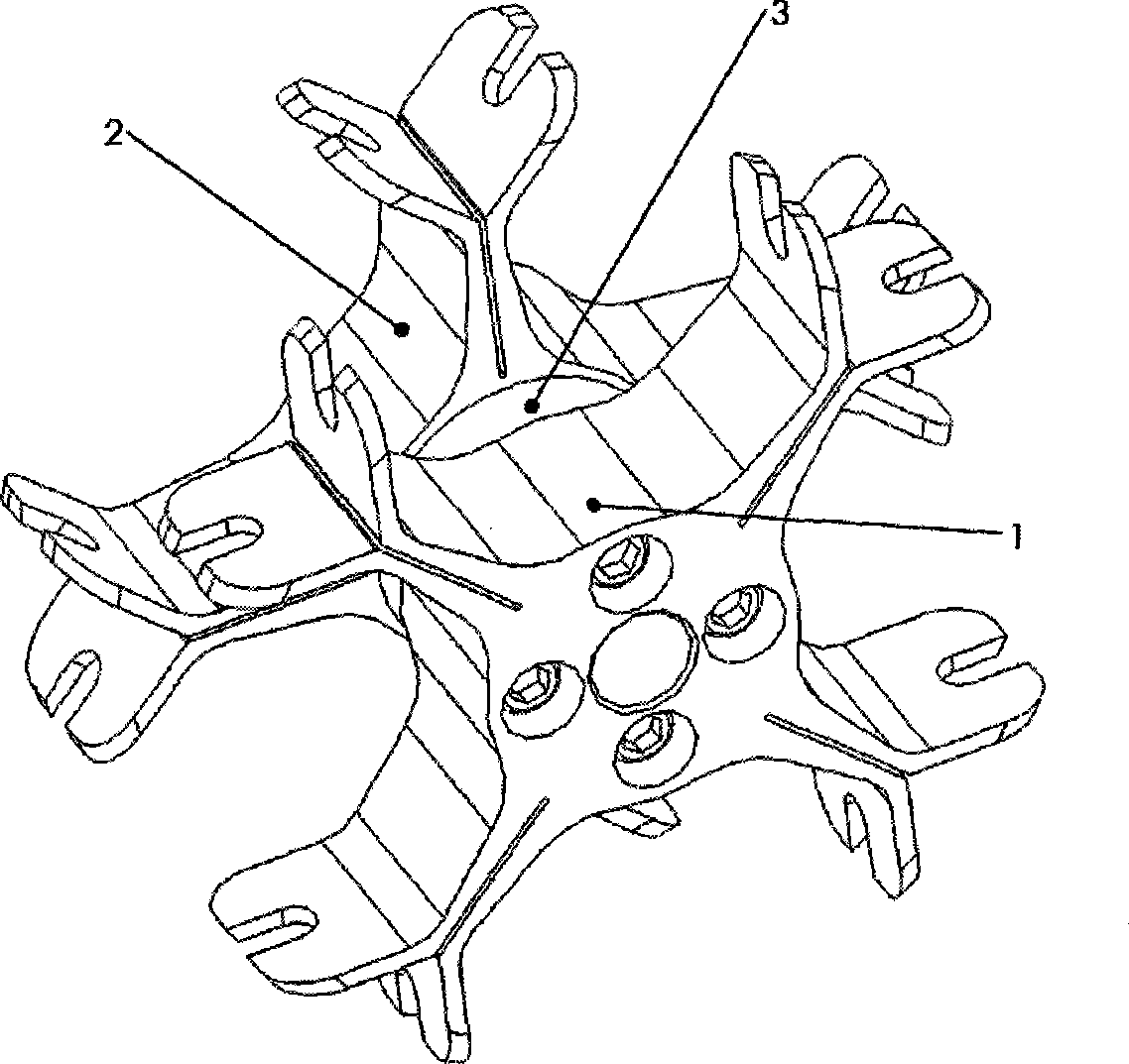 Omnidirectional wheel structure