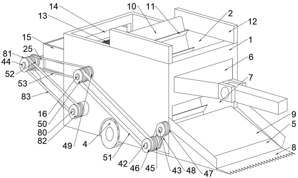 Automatic screening and cleaning integrated device for artificial beach