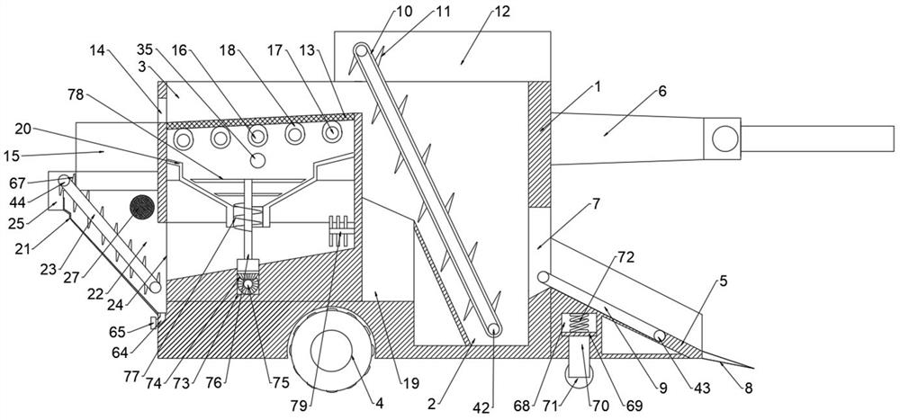 Automatic screening and cleaning integrated device for artificial beach