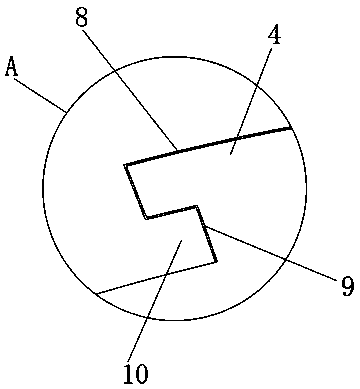 Built-in tangential rotor magnetic pole structure