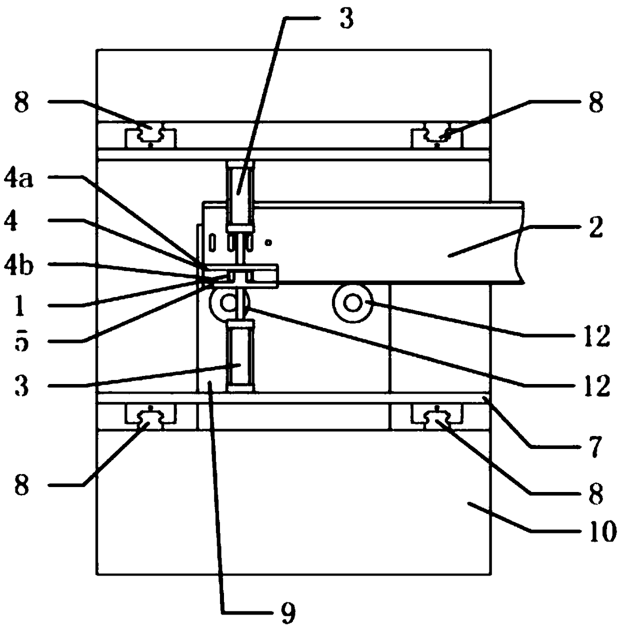 Tooth-shaped multi-pole-point transom-connecting projection welding method for cable ladder