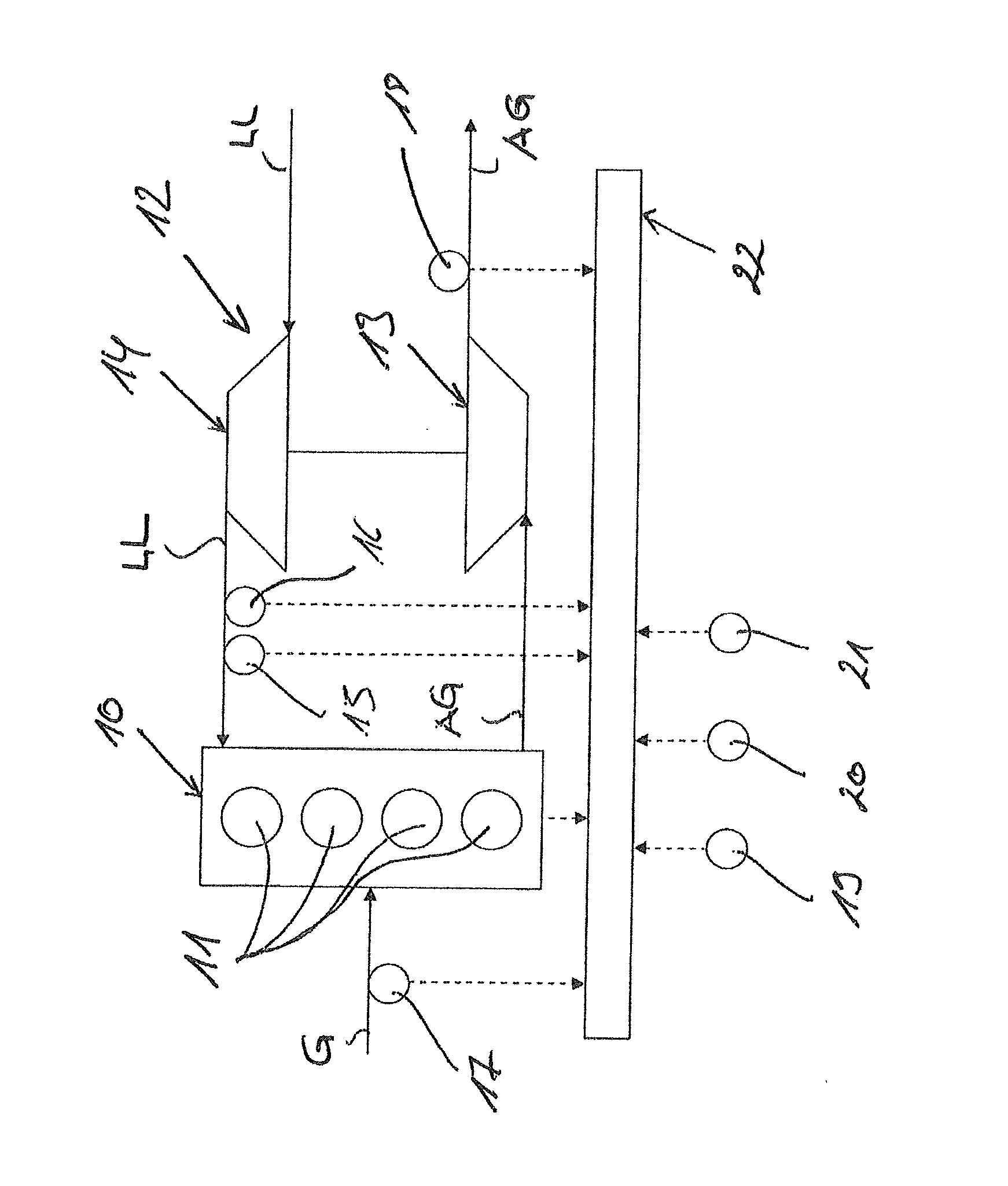 Method and control device for determining a gas consumption of a gas-powered engine