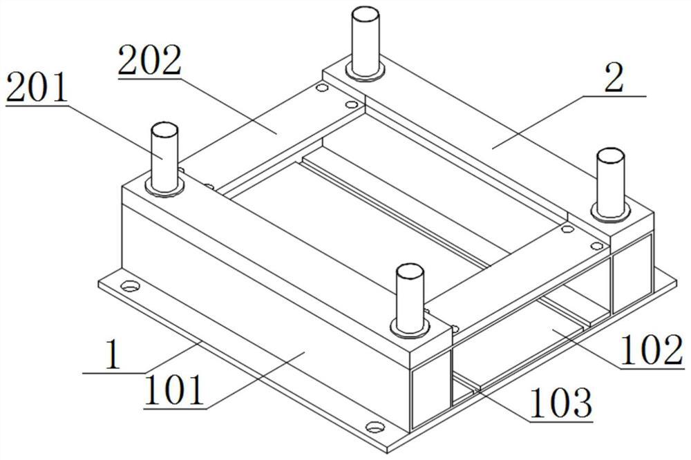 Blanking structure