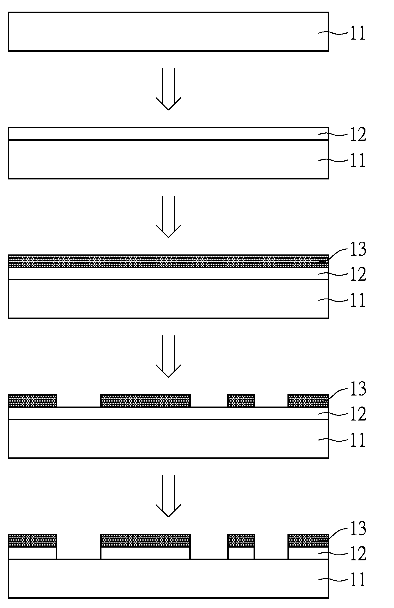 Blackening coating and electrode structure using the same