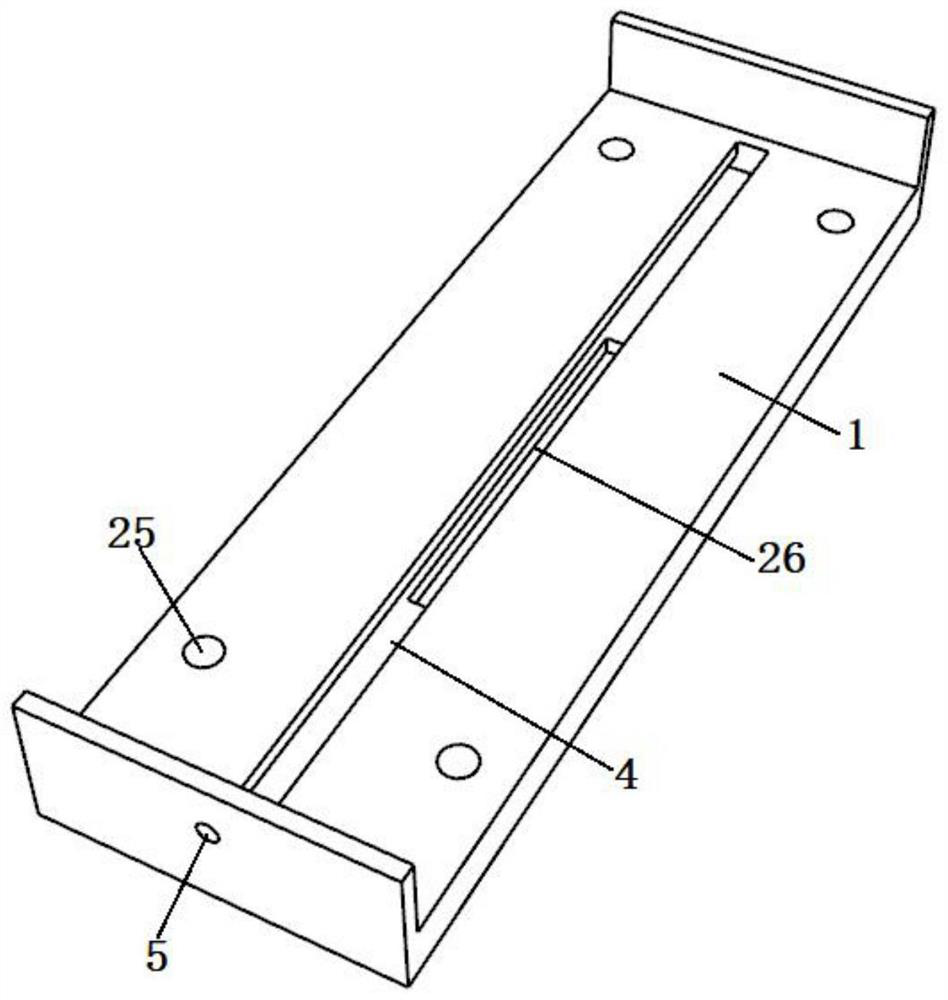 A cutting device for processing aluminum alloy doors and windows