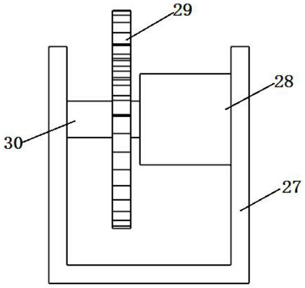 A cutting device for processing aluminum alloy doors and windows