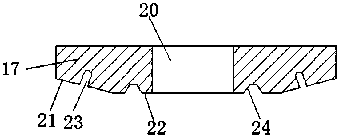 Valve packing sealing structure