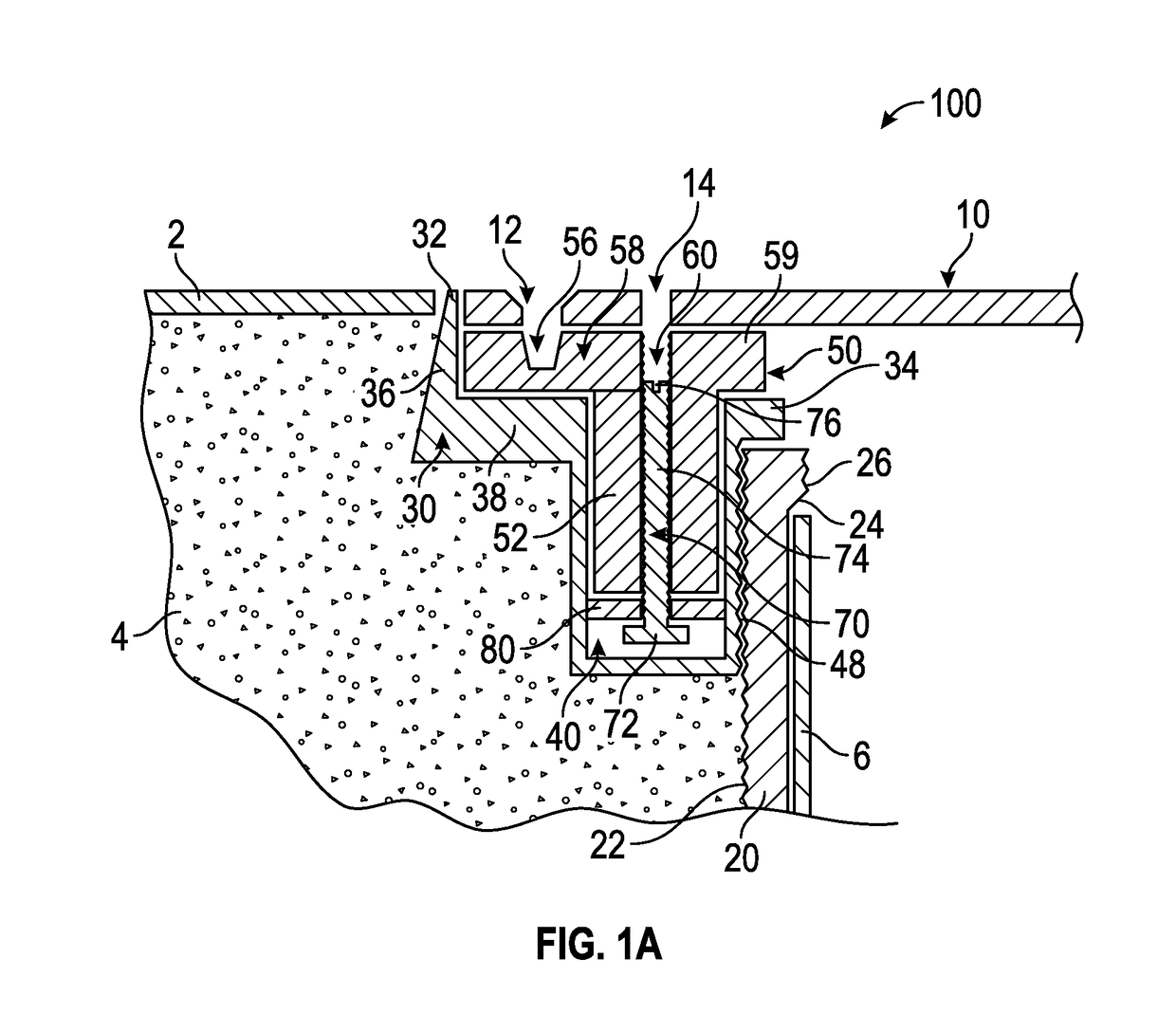 Drain and drain leveling mechanism