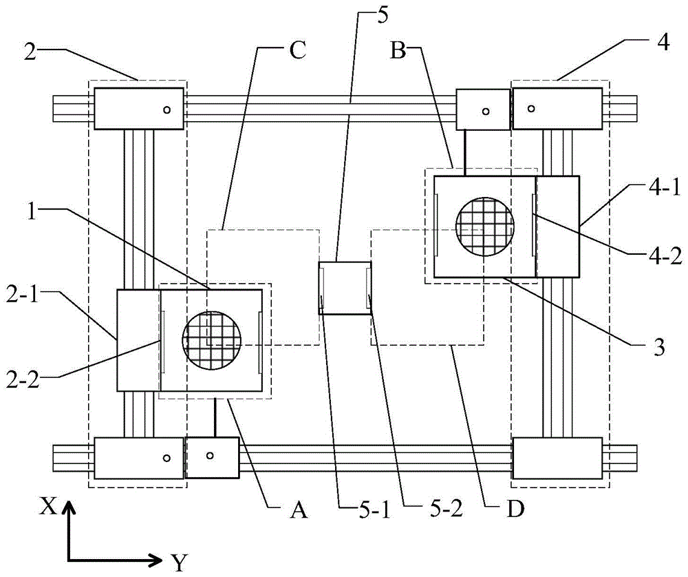 A method for controlling the process of changing stages in a double-workpiece stage system