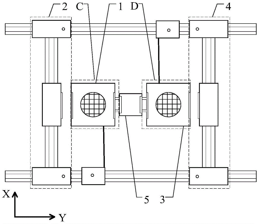 A method for controlling the process of changing stages in a double-workpiece stage system