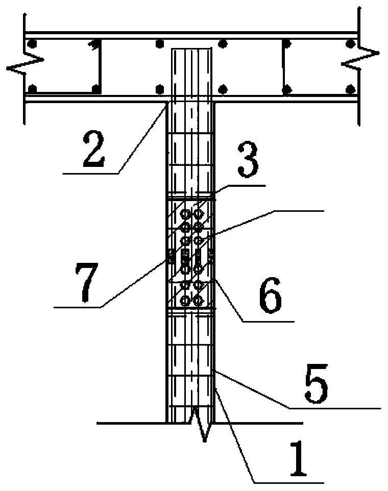 A prefabricated energy-dissipating beam node with built-in x-shaped low-yield point steel connectors