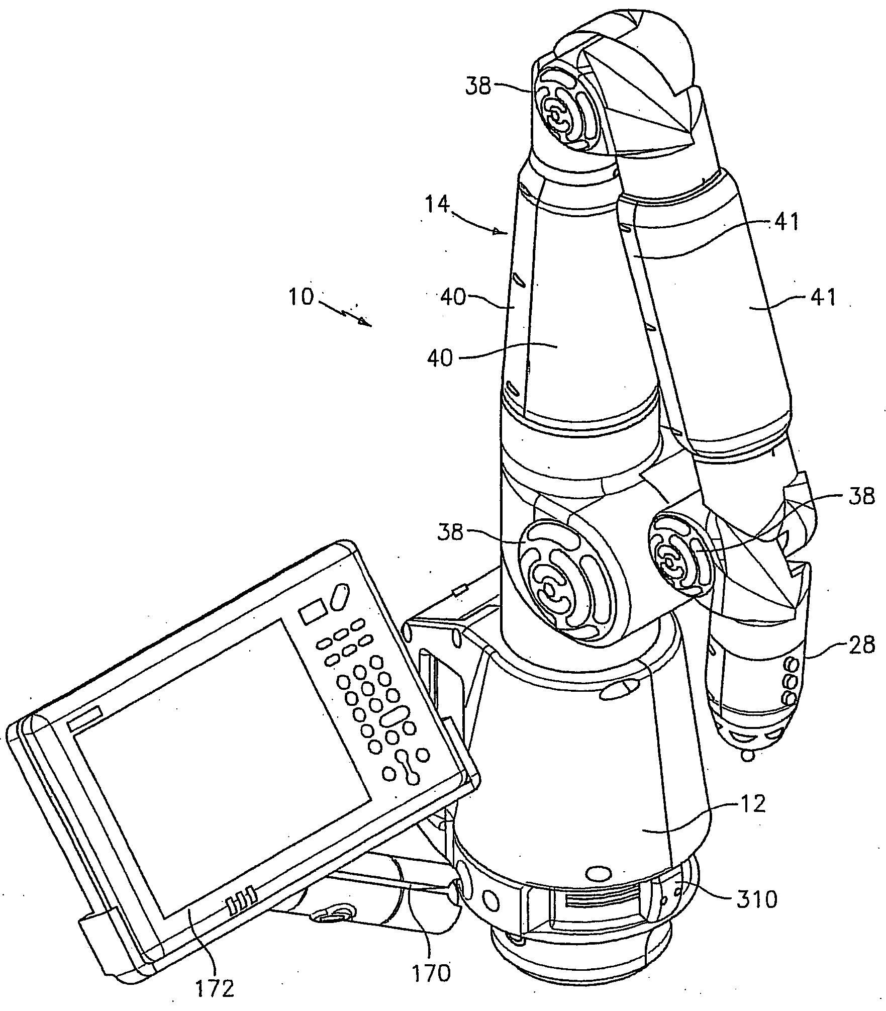 Method for improving measurement accuracy of a portable coordinate measurement machine