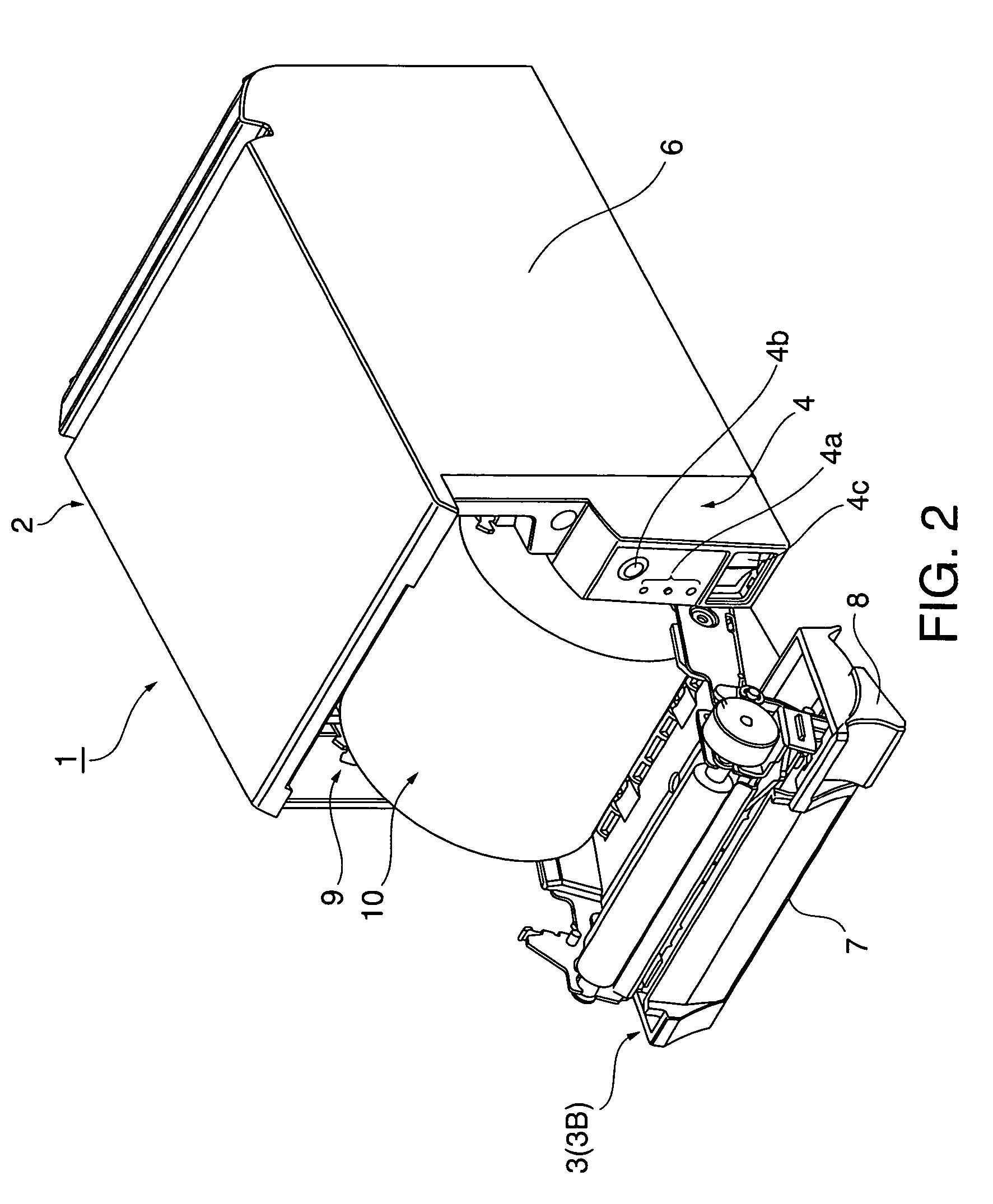 Paper cutting device and printer