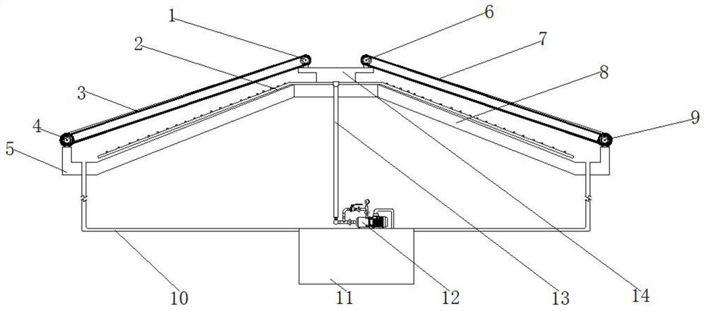 Pig house cooling device