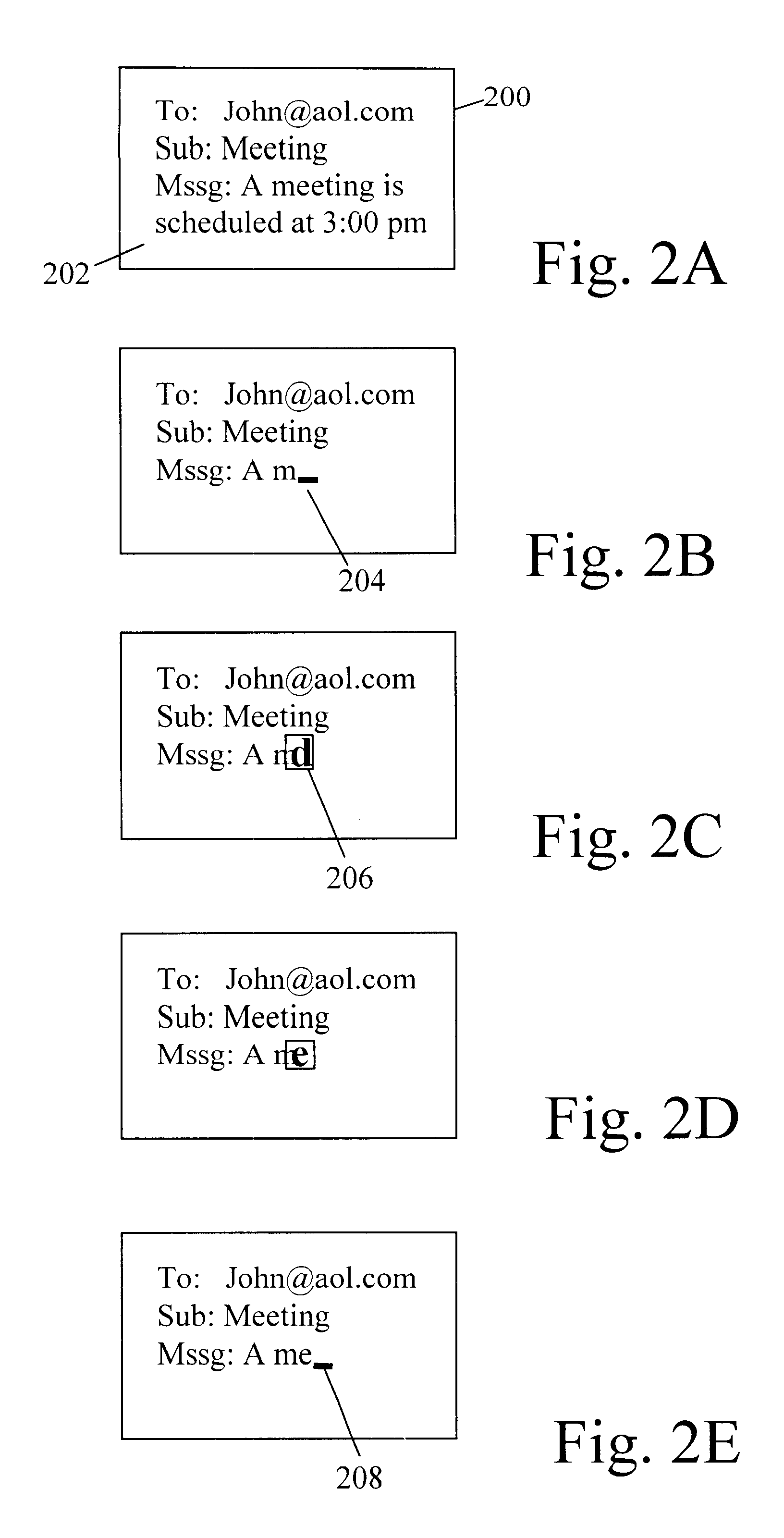 Method and apparatus for zoomed display of characters entered from a telephone keypad