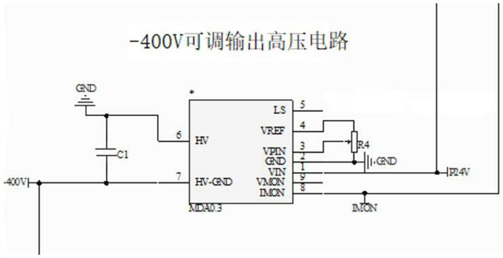 Driving power supply circuit for pulse krypton lamp