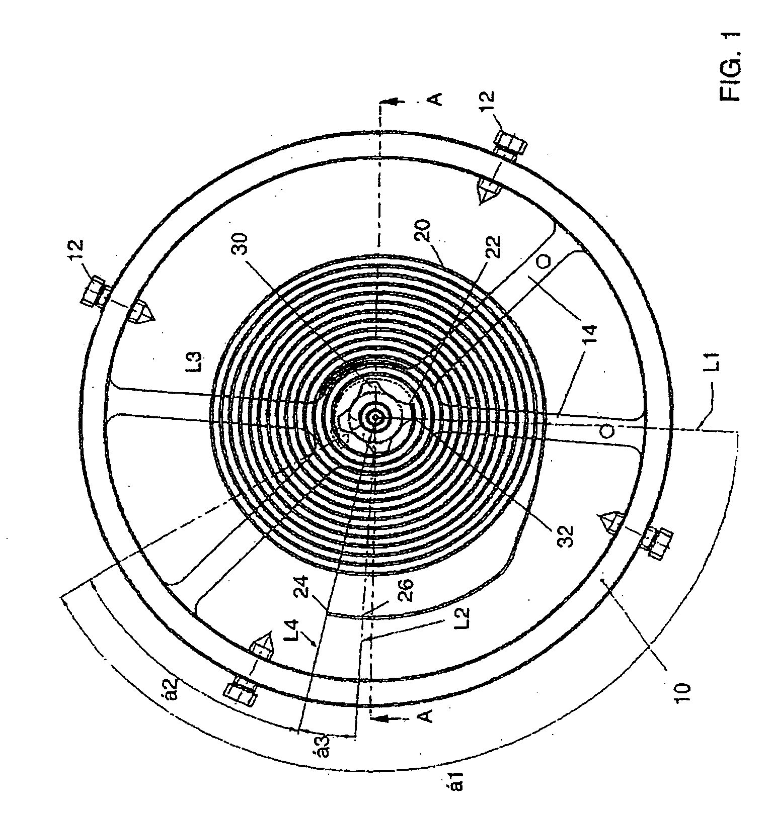 Fixation of a spiral spring in a watch movement