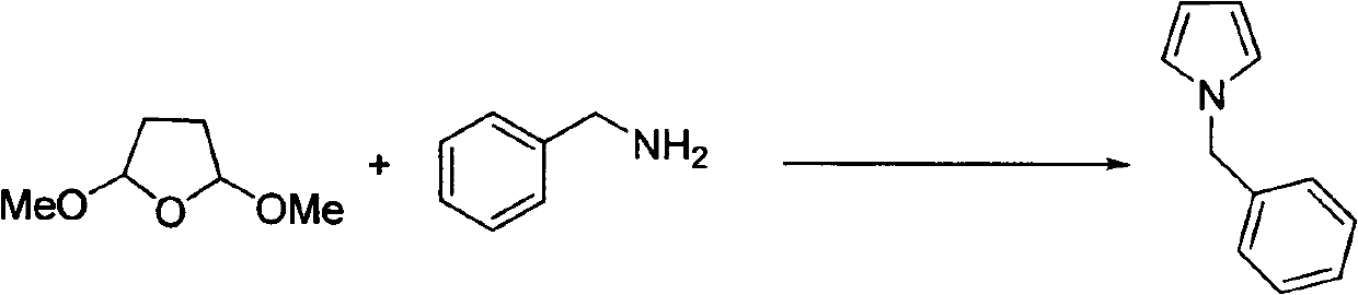 Preparation method of N-substituted-1H-pyrrole