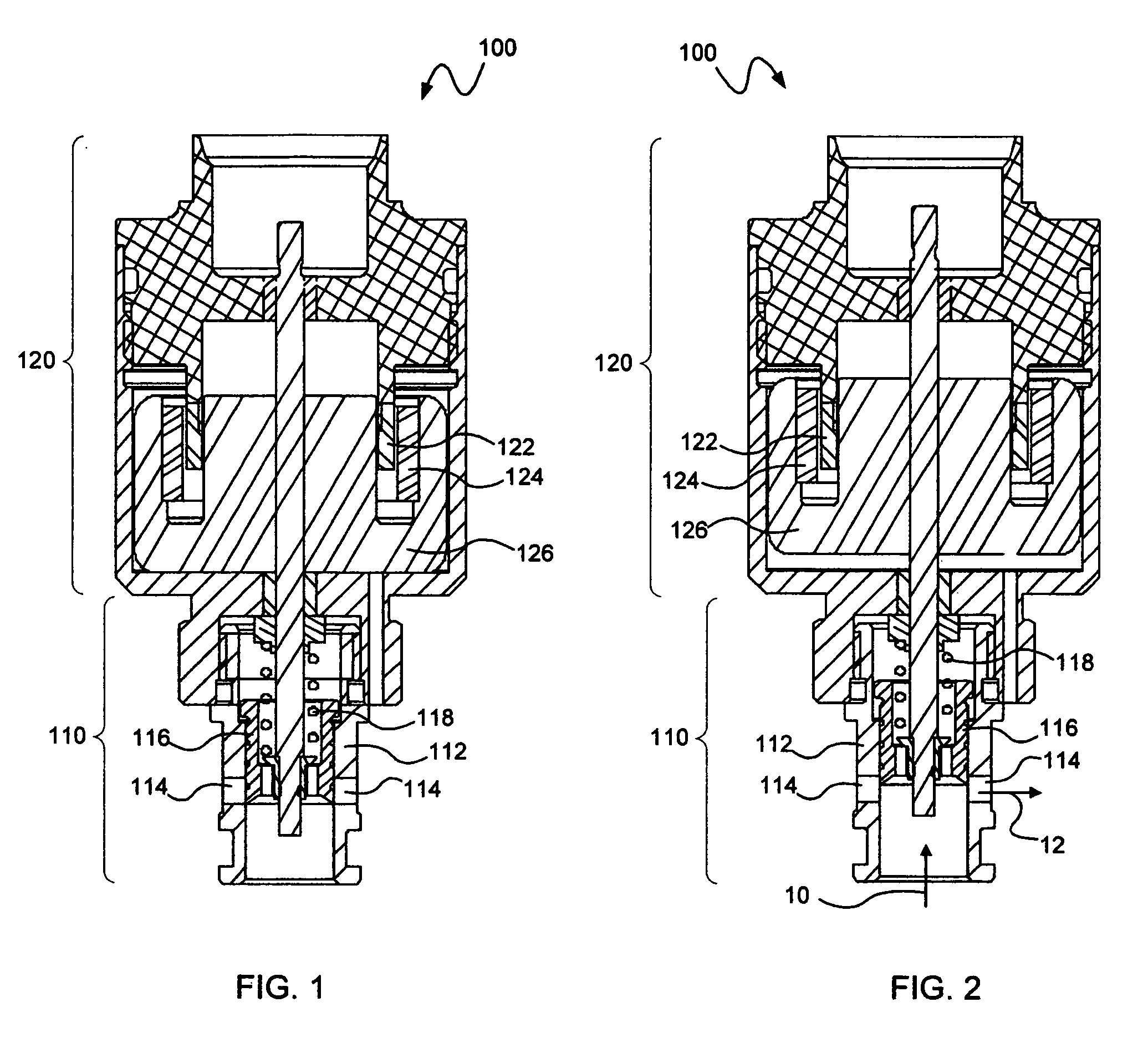 Electrically controlled pressure relief valve and system and method for controlling same