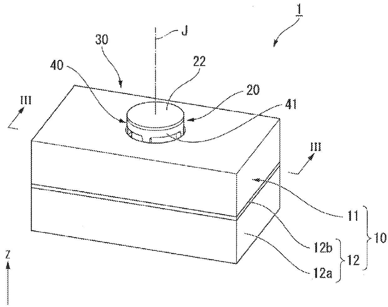 Oil pressure sensor attachment structure