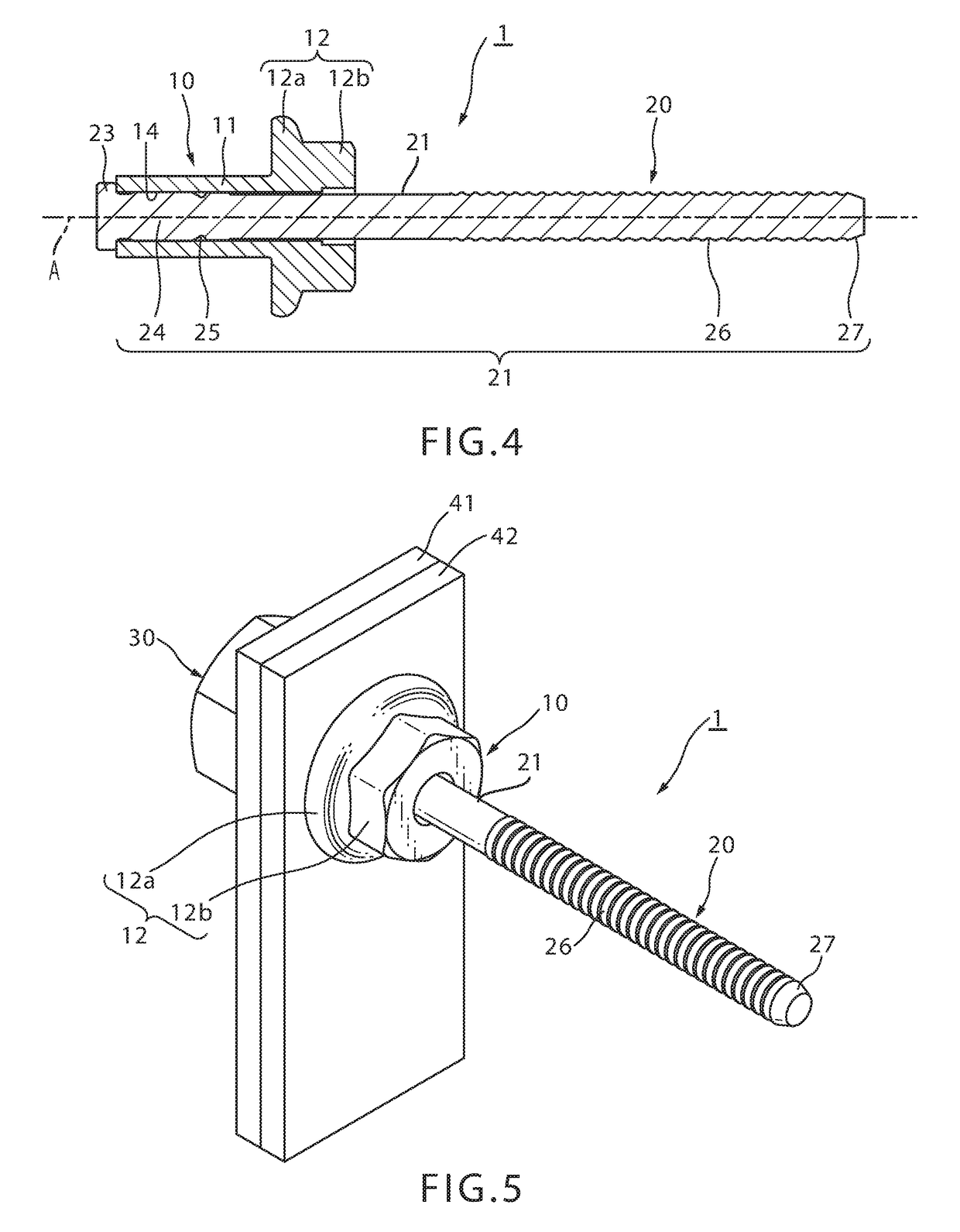 Fastening structure and fastening method