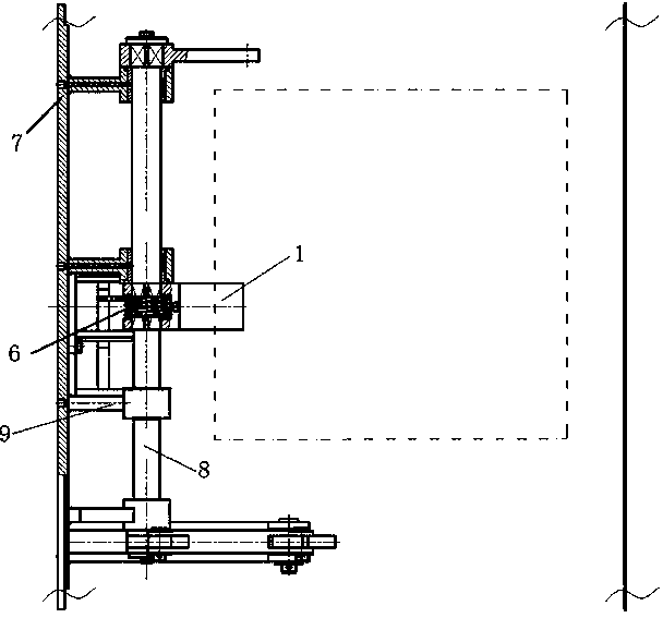 Automatic receiving and releasing mechanism of goods