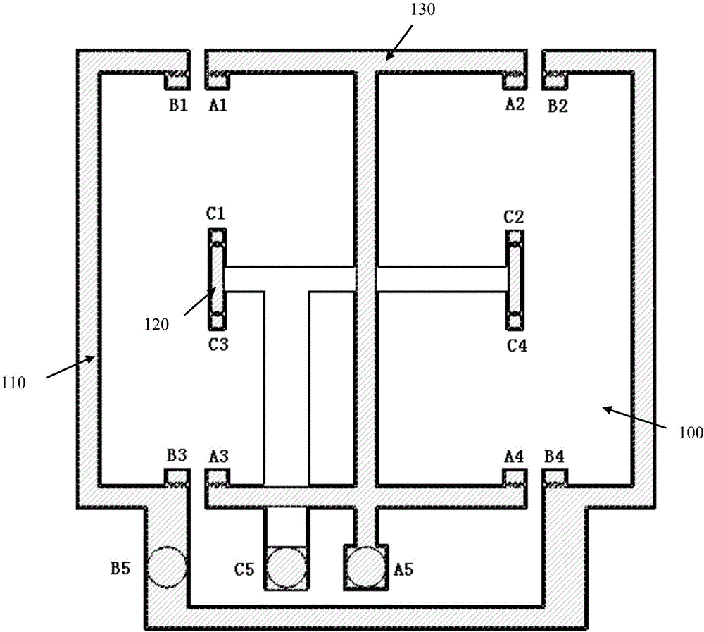 A circuit board of an igbt module