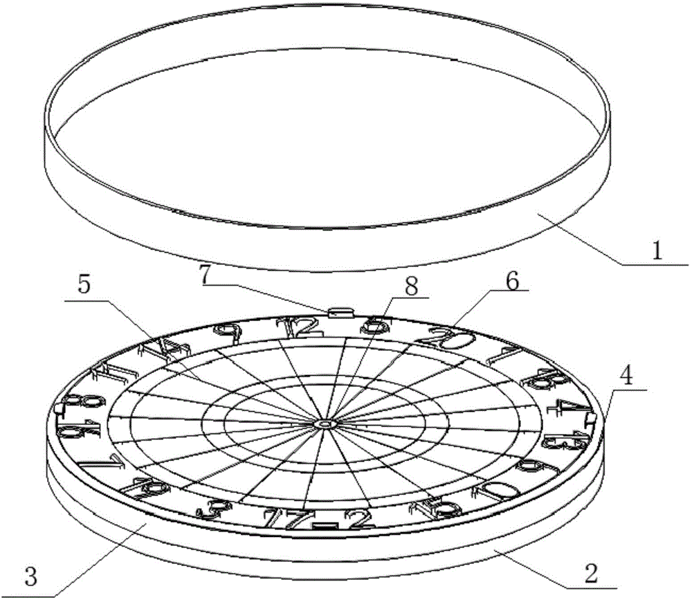 Novel fiber dartboard