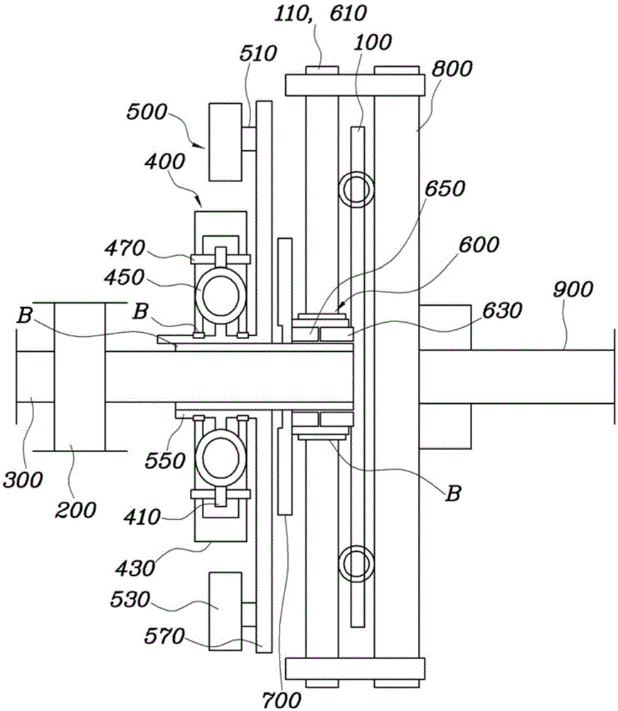 Device for damping vibration of transmission