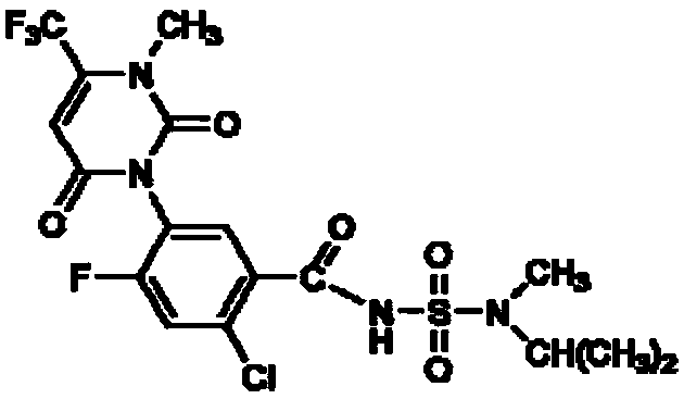 Weeding composition containing saflufenacil