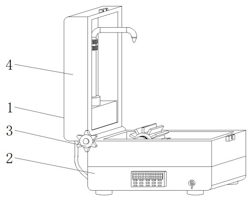 Physical experiment tool for converting water energy into kinetic energy