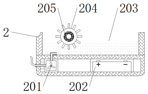 Physical experiment tool for converting water energy into kinetic energy