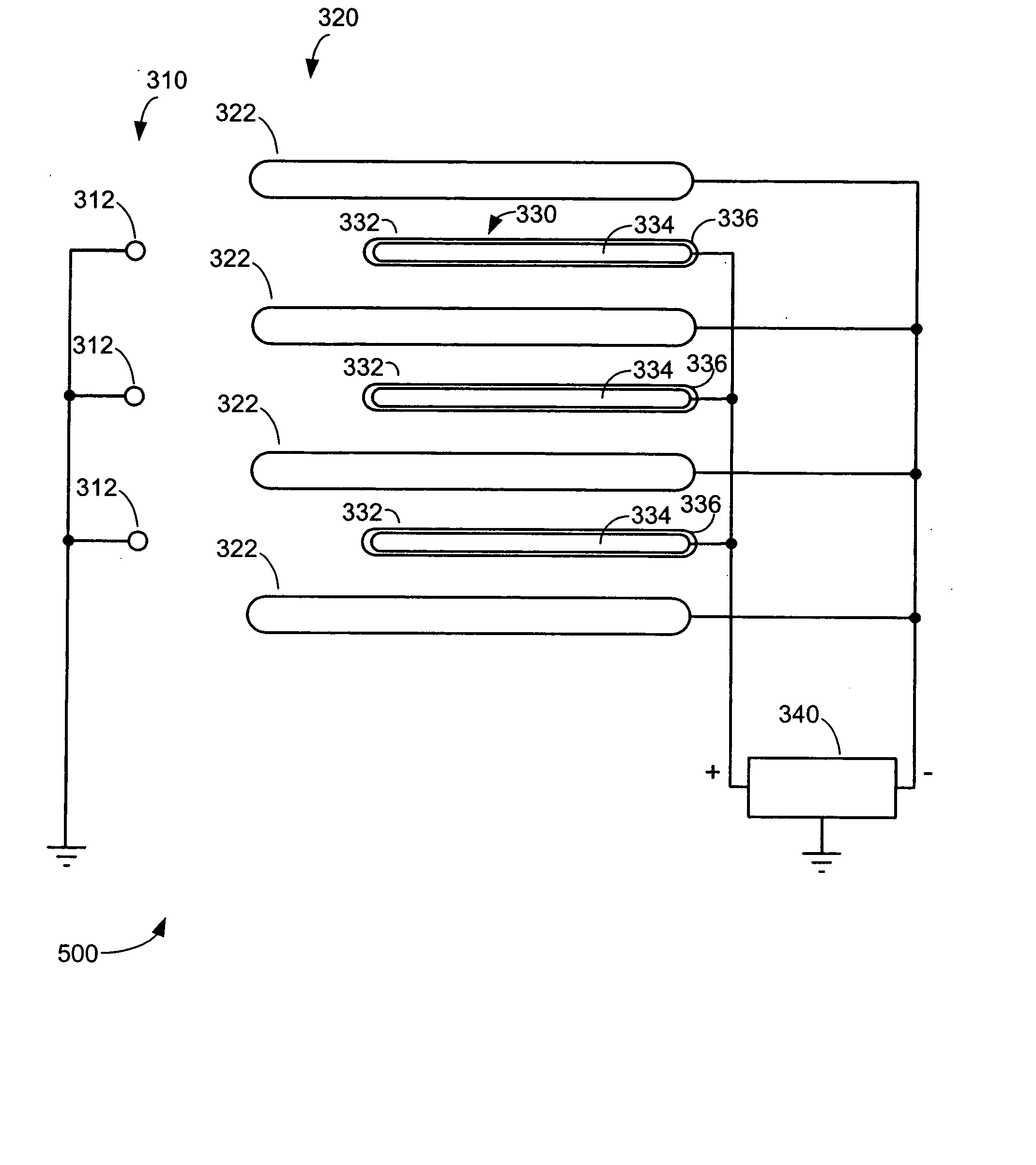 Electro-kinetic air transporter and conditioner devices with 3/2 configuration having driver electrodes