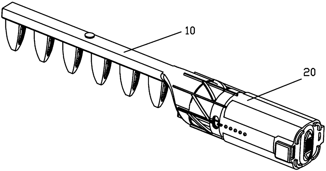 Electric comb with air blowing function