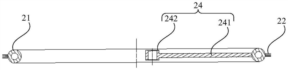 Vertical water tank and water heater