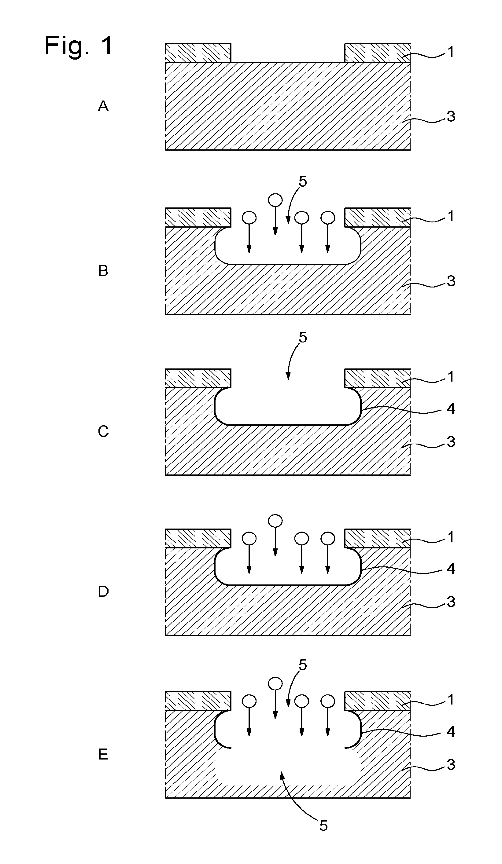 Micromechanical component with a reduced contact surface and its fabrication method