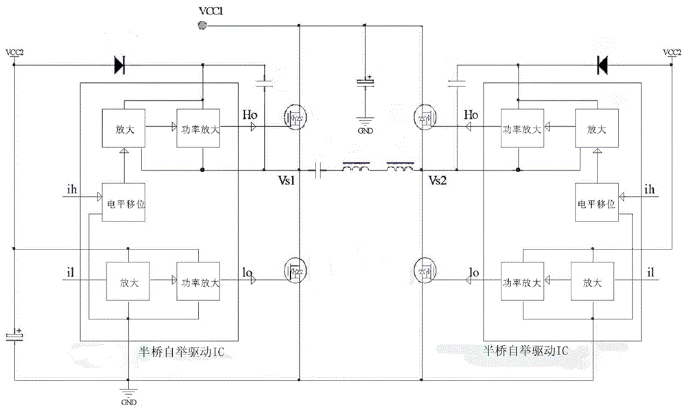 Self-adaptive new soft-switching full-bridge circuit driving method and full-bridge driving circuit