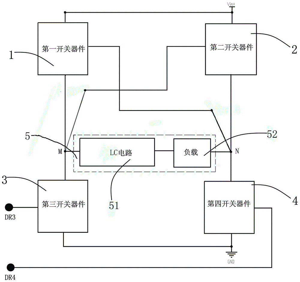 Self-adaptive new soft-switching full-bridge circuit driving method and full-bridge driving circuit