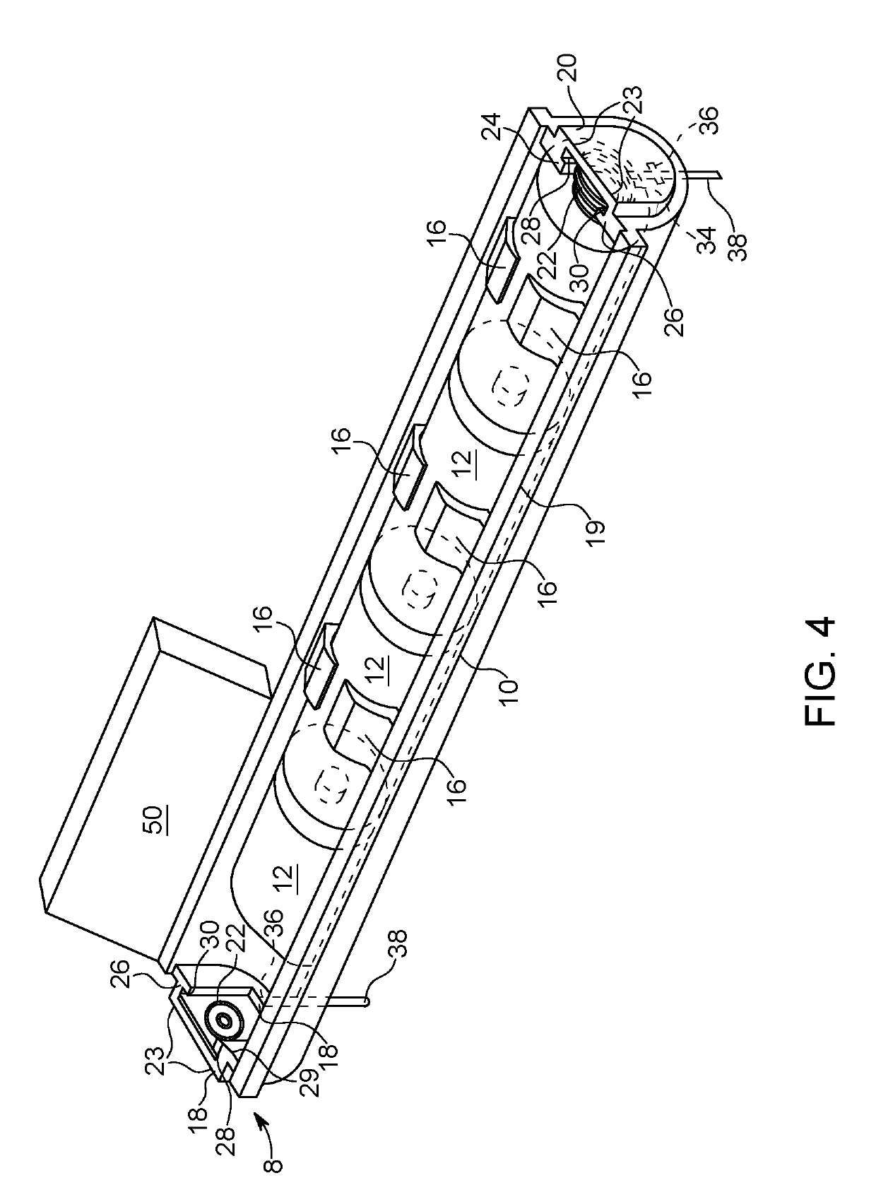 Battery orientation system