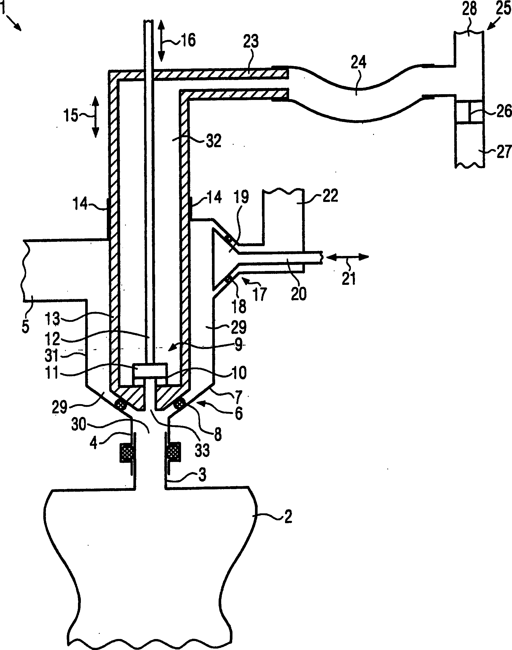 Method and apparatus for filling liquids into foil bags with a spout