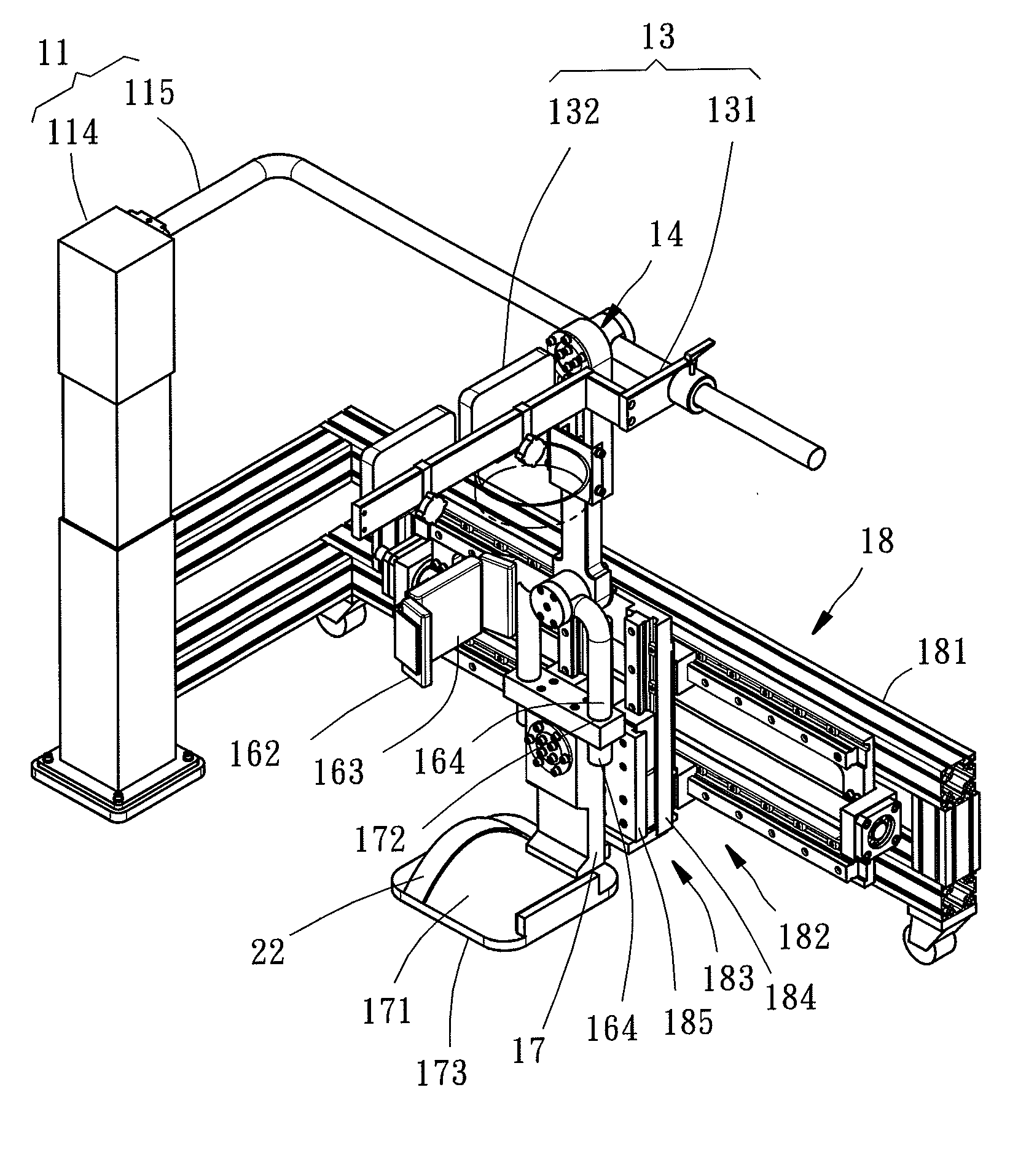 Gait rehabilitation machine and method of using the same