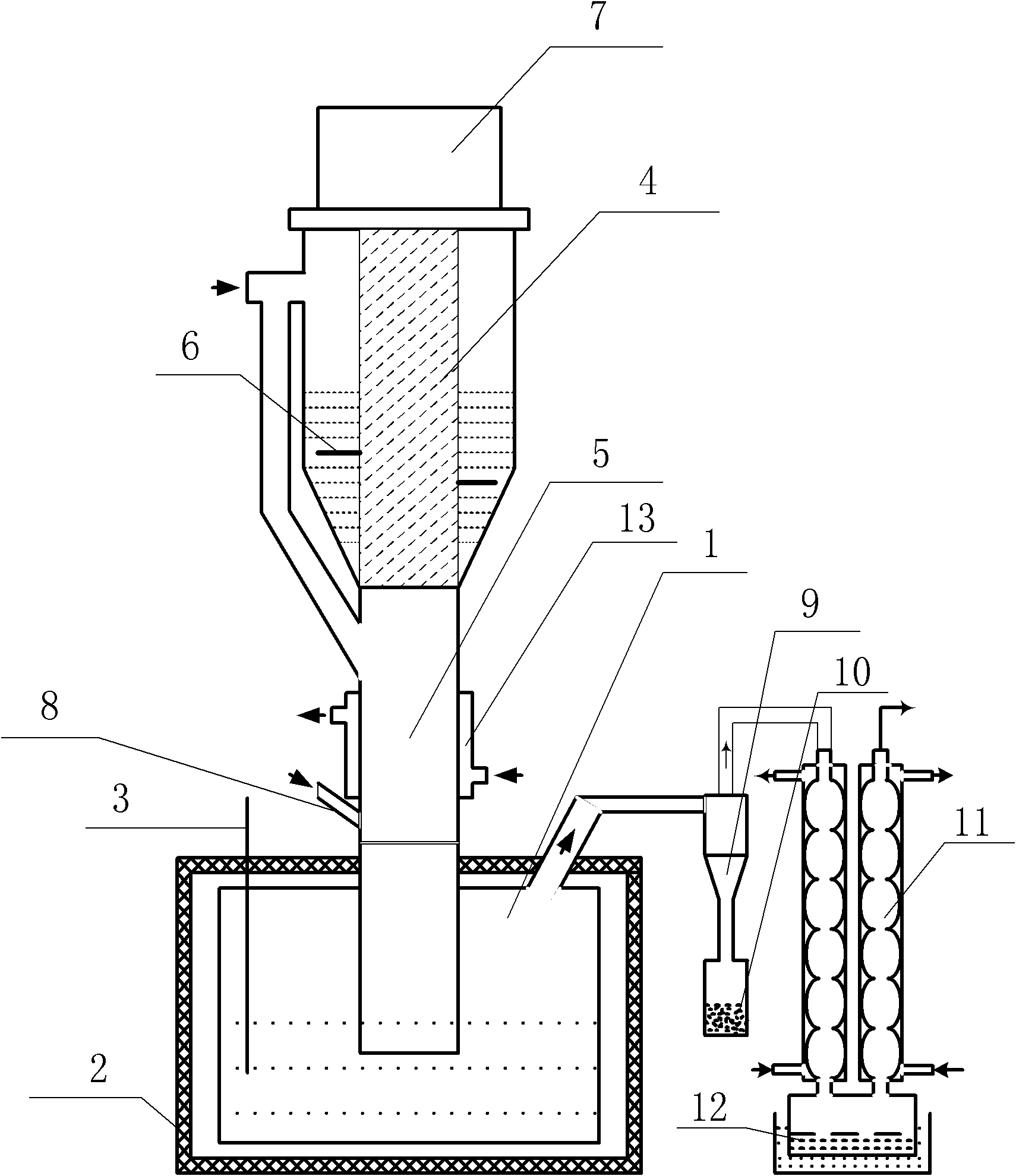 Process for co-producing bio-oil and biological carbon by utilizing crop straws and special device