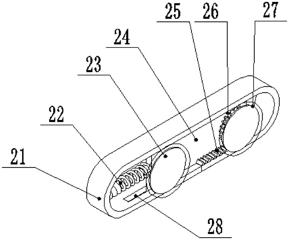 A chain-type start buffer mechanism