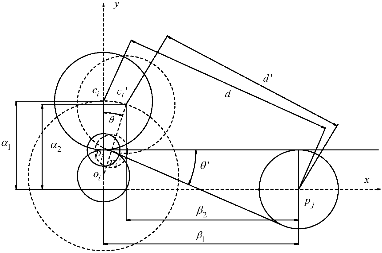 Underactuated robot self-organizing aggregation method based on binary environmental information