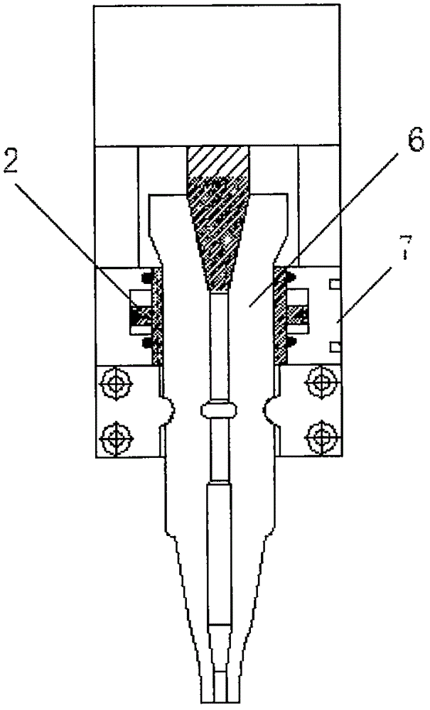 Hollow cylinder for stud welding machine