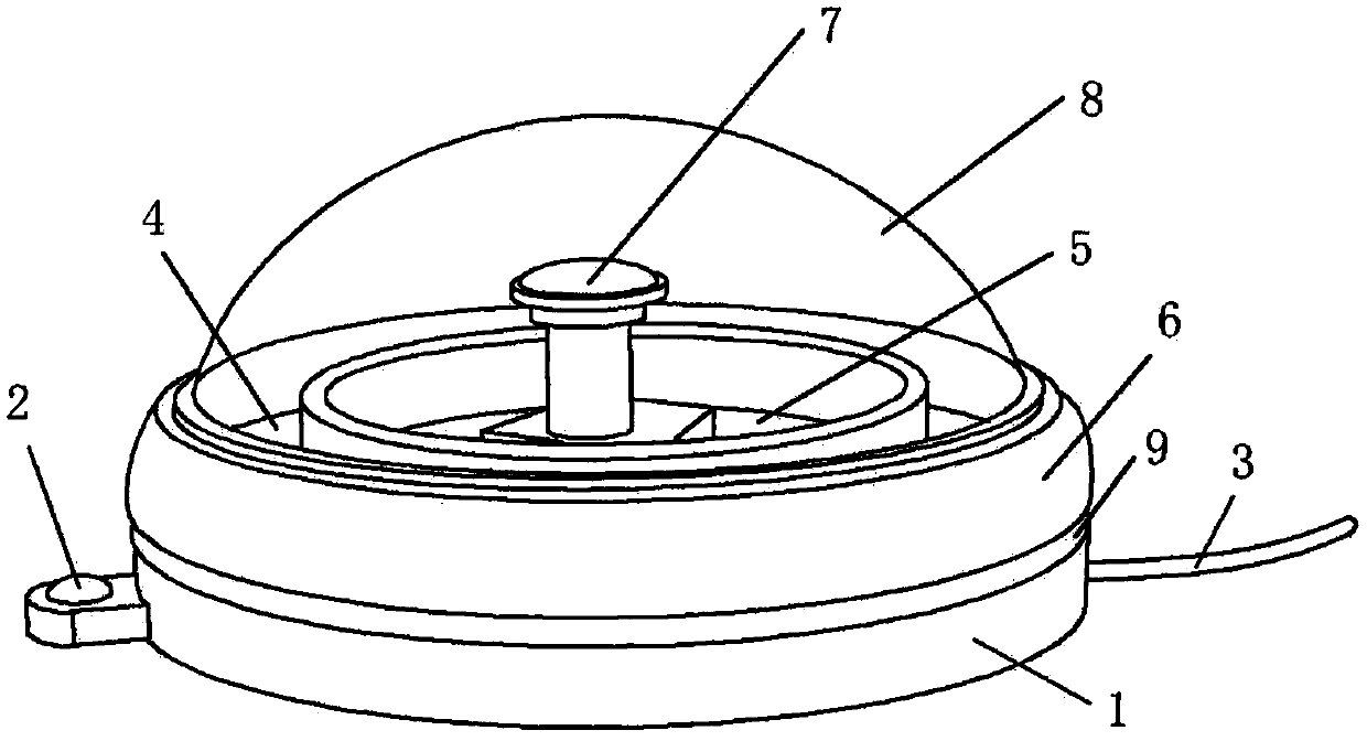 Observation method and instrument of leaf area index of grassland vegetation from multiple angles