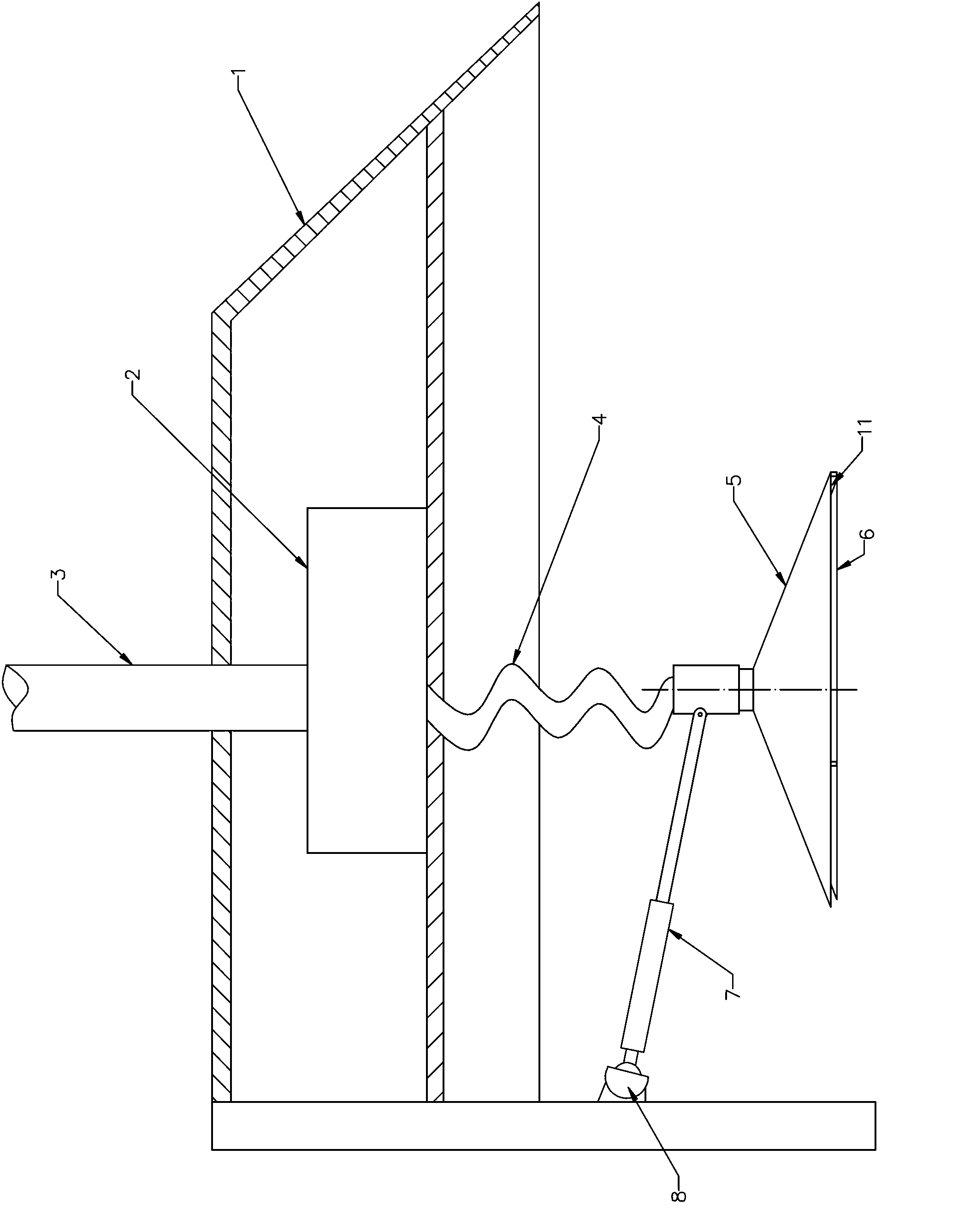 Lifting smoke exhaust ventilator