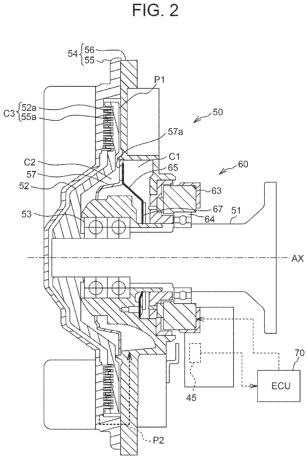 Controller of fan coupling device