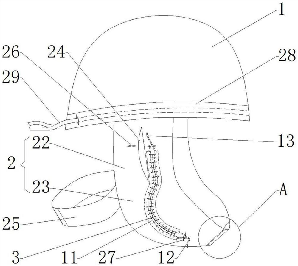 Postoperative pressurizing device for parotid gland